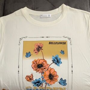 Madison Cream Bellflower Graphic Tee